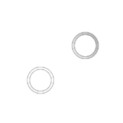 Simple illustration of a skateboard with wheels and deck.