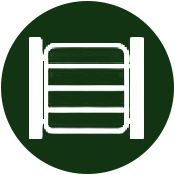 Icon of a small gate