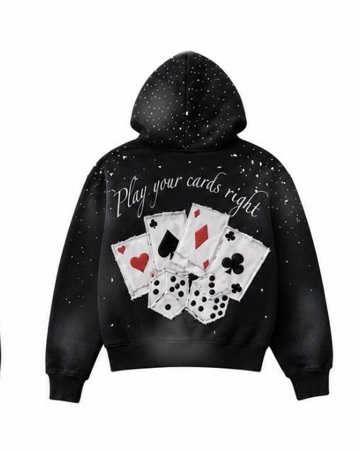 Black Card Zip-up