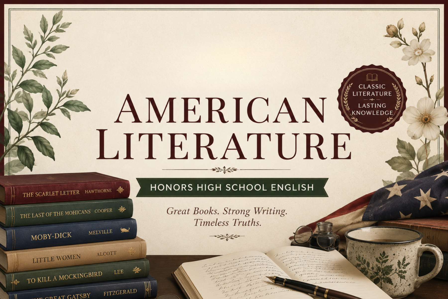 American Literature  (Honors High School English Course)