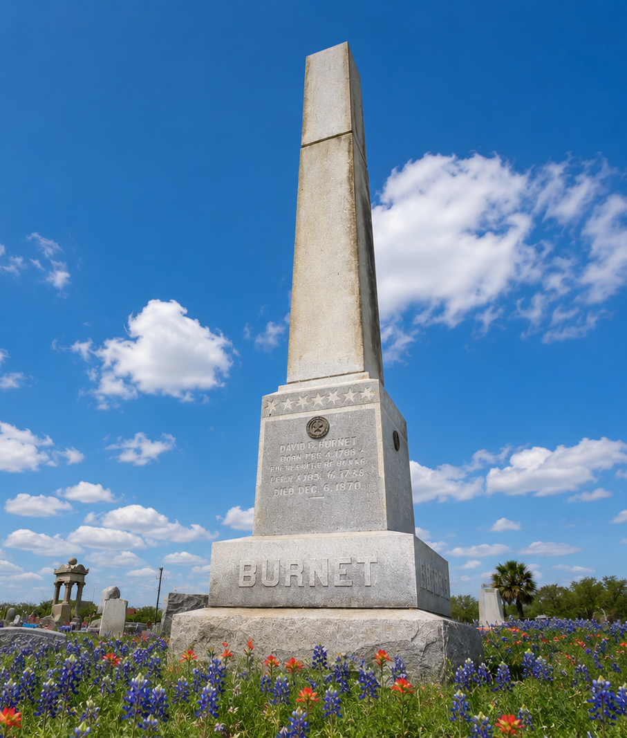 Burnet Sherman Monument Lake View Cemetery