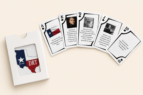 Texas History Playing Cards