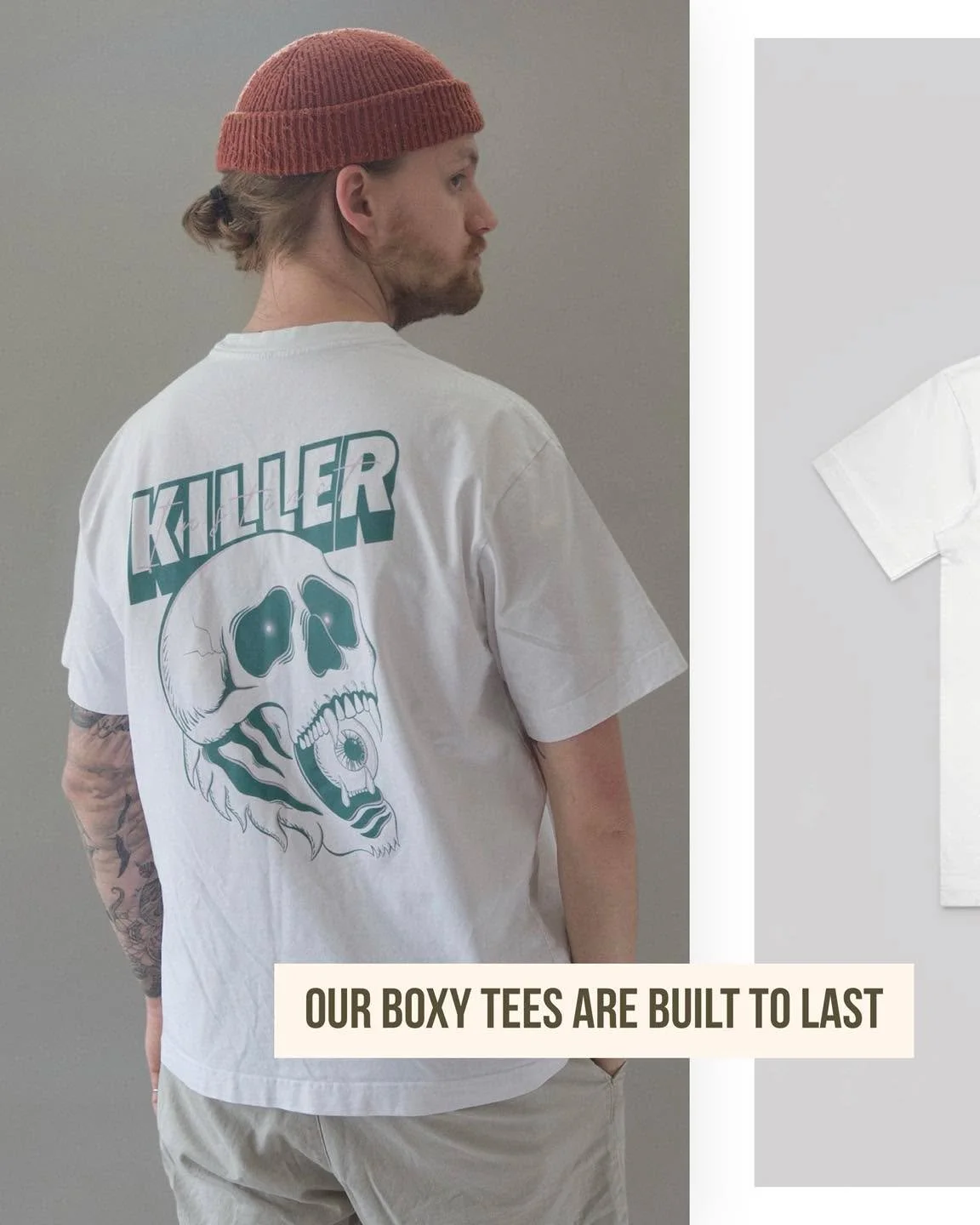Quality First // Built to Last

// Killer Instinct 
// All Boards // One Club 
// Snake Bite

Our full-print tees are cut in our signature Boxy Fit&mdash;A relaxed silhouette designed for comfort, built to handle hard slams, long sessions, and everyd
