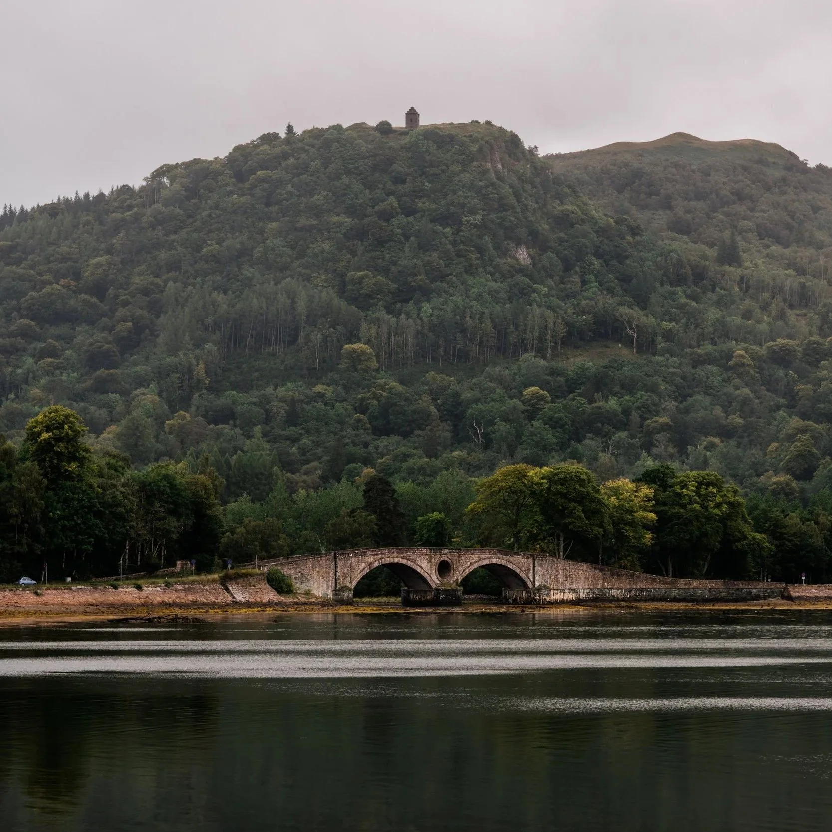 View from Inverary up to Dun na Cuaiche