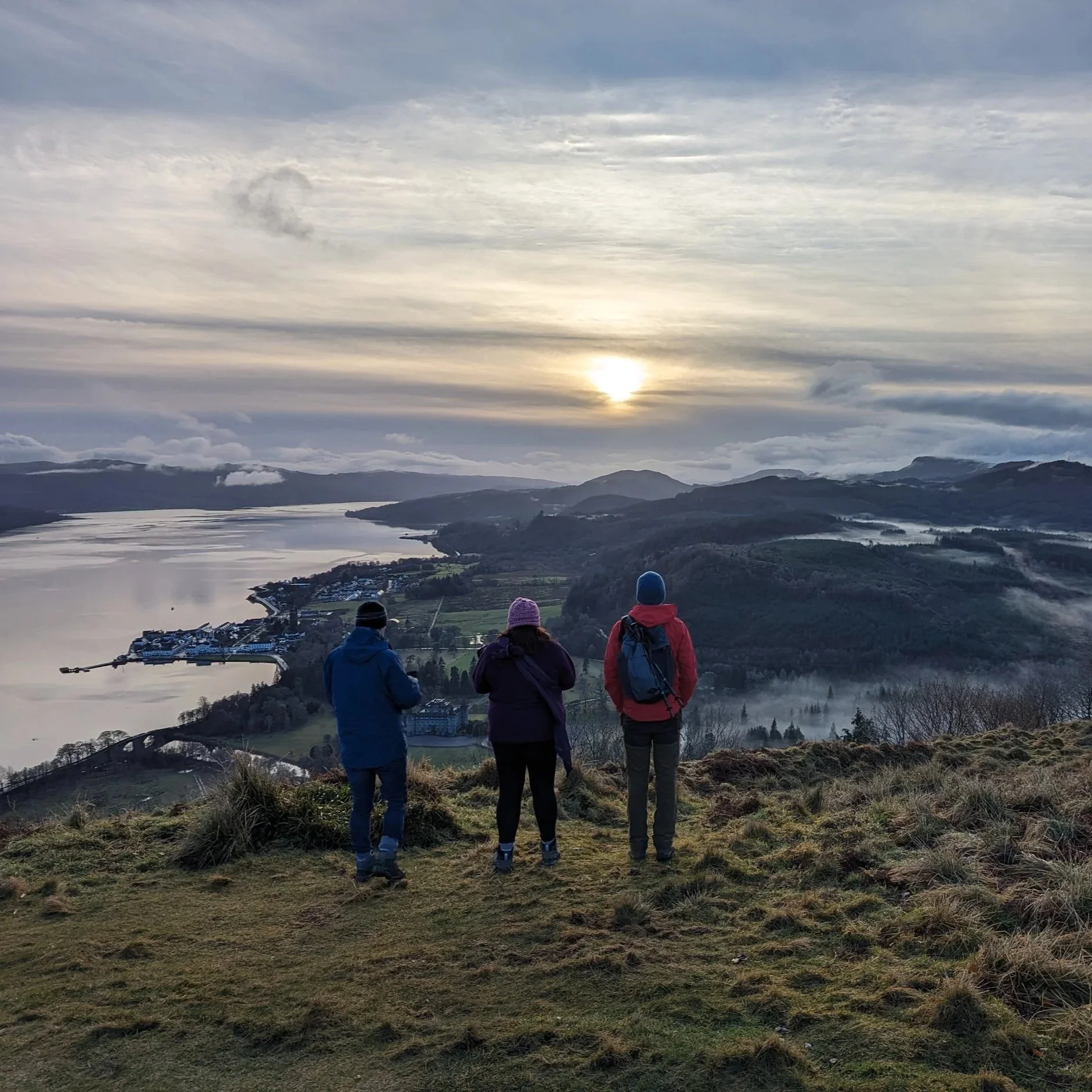 View from Dun na Cuaiche overlooking Inveraray