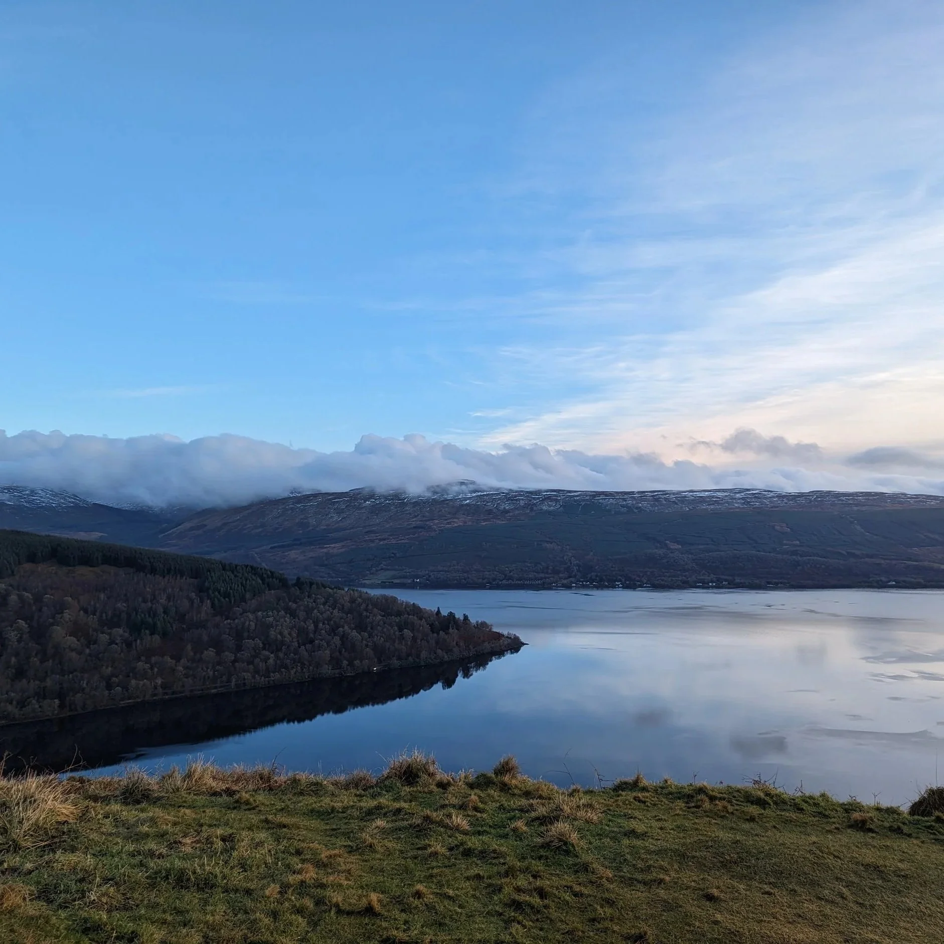 Local walk looking across Loch Fyne