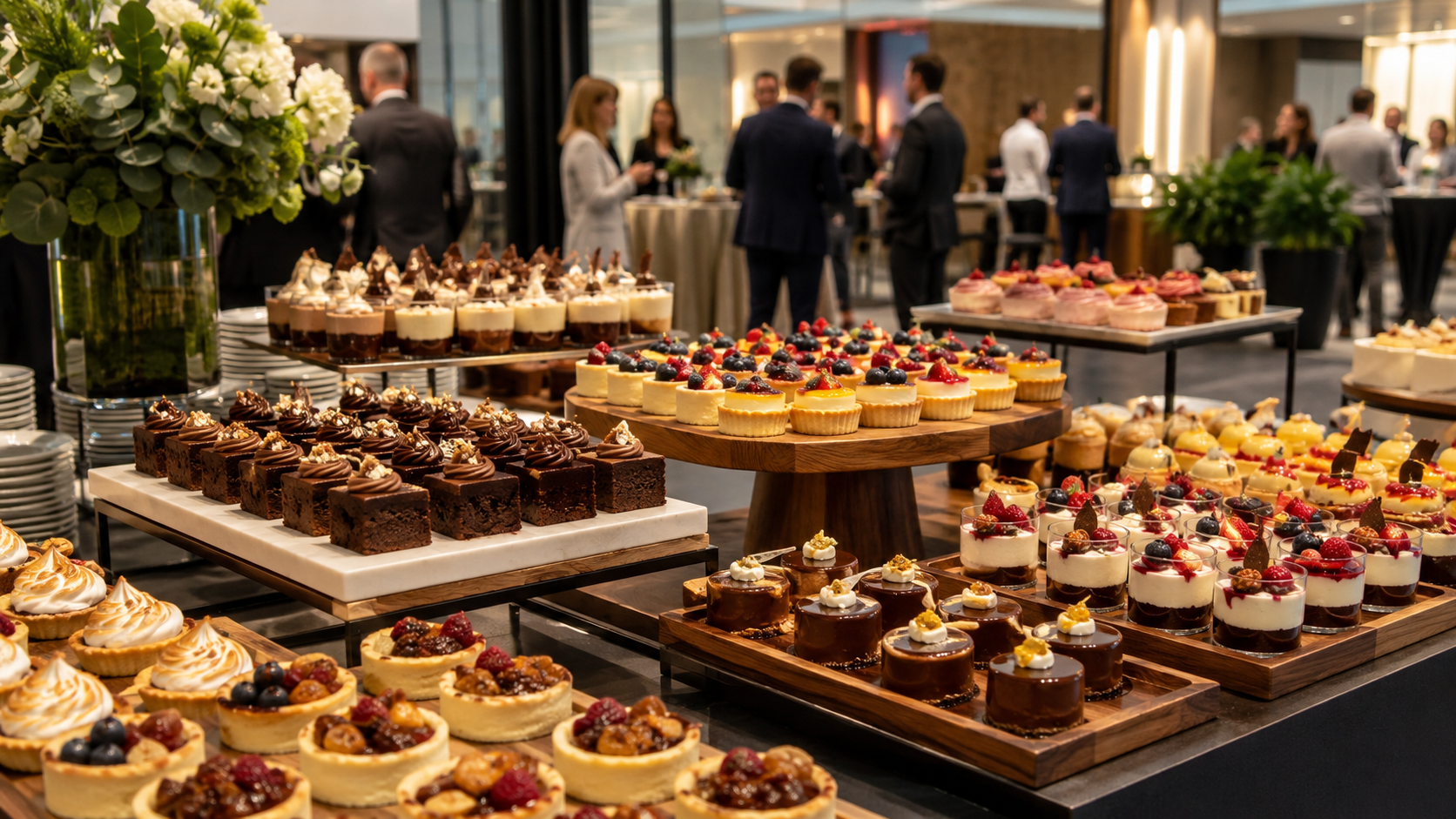 Ideas de postres para eventos corporativos