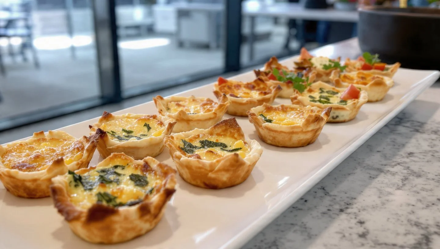 Repostería salada para coffee breaks: por qué los quiches ganan al pan dulce
