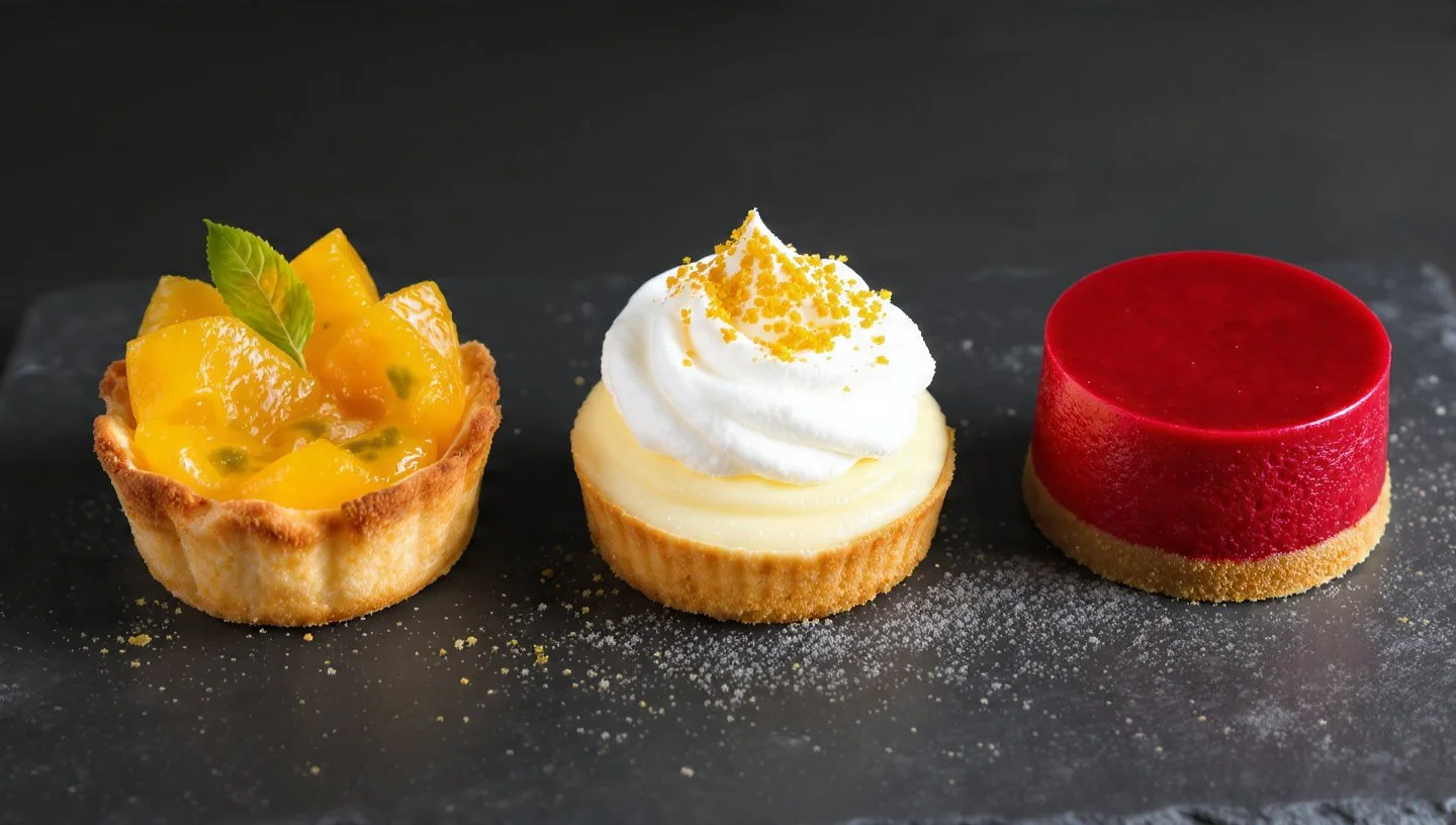 Sabores cítricos y tropicales 2026: maracuyá, limón y tamarindo en pastelería