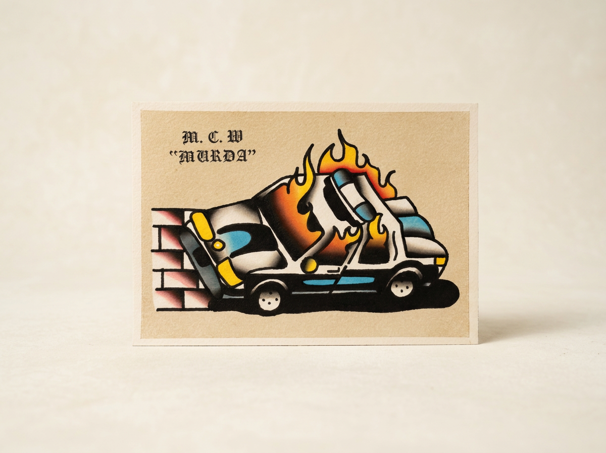 Burning Car