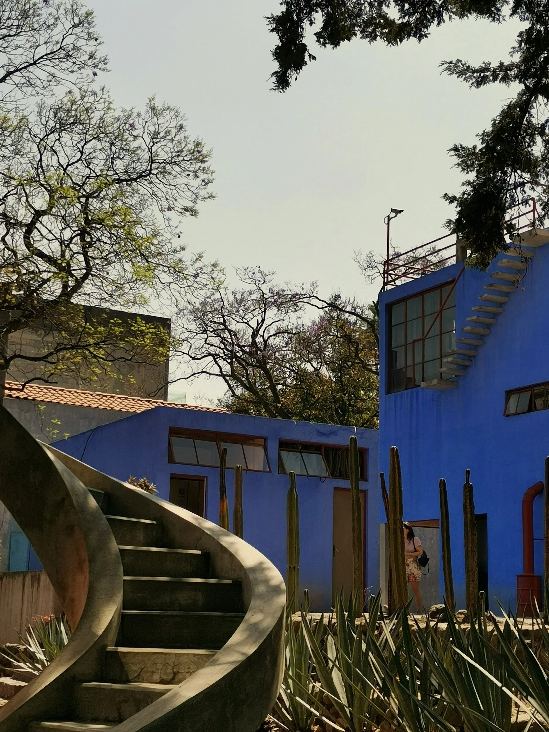 Frida Kahlo's cobalt-blue house