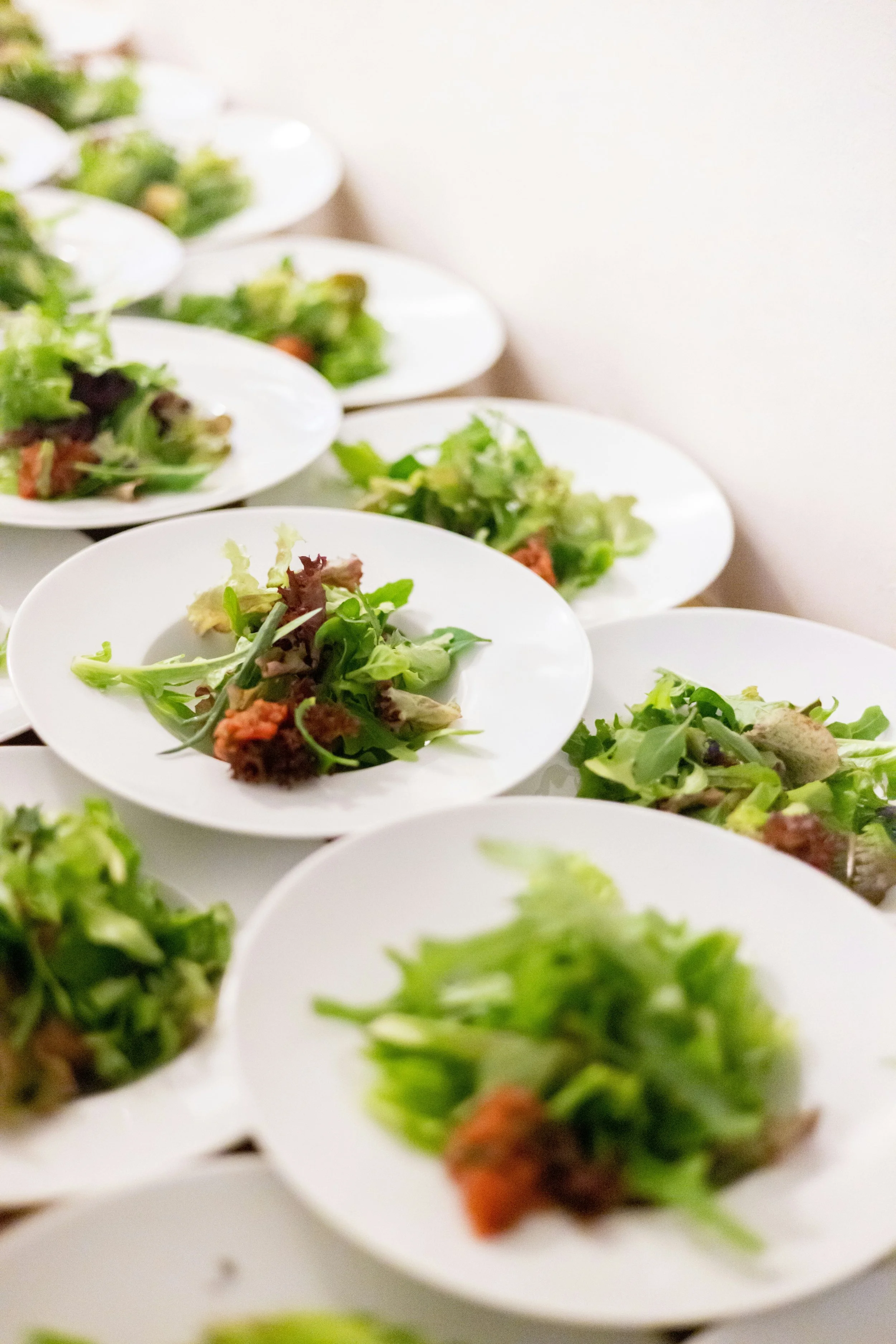 Salads for a private event