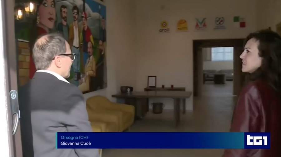 Il centro areté nel servizio del TG1