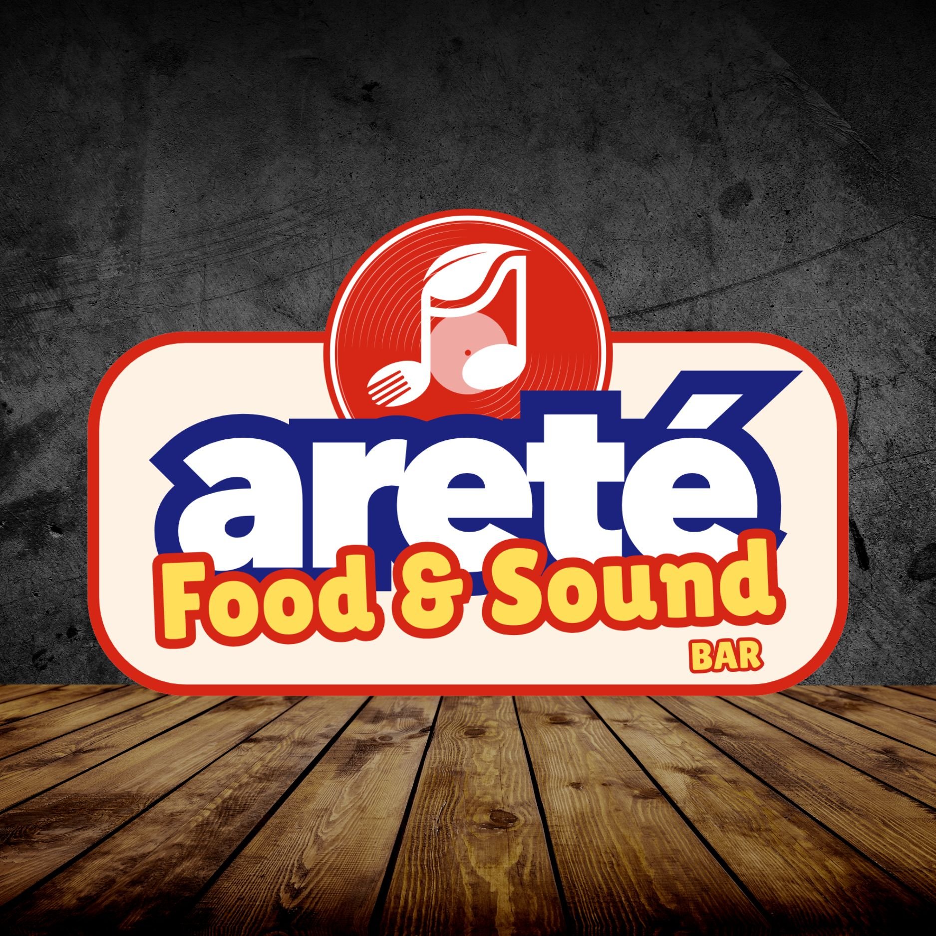 Logo di areté Food & Sound — Bar, cucina e musica.