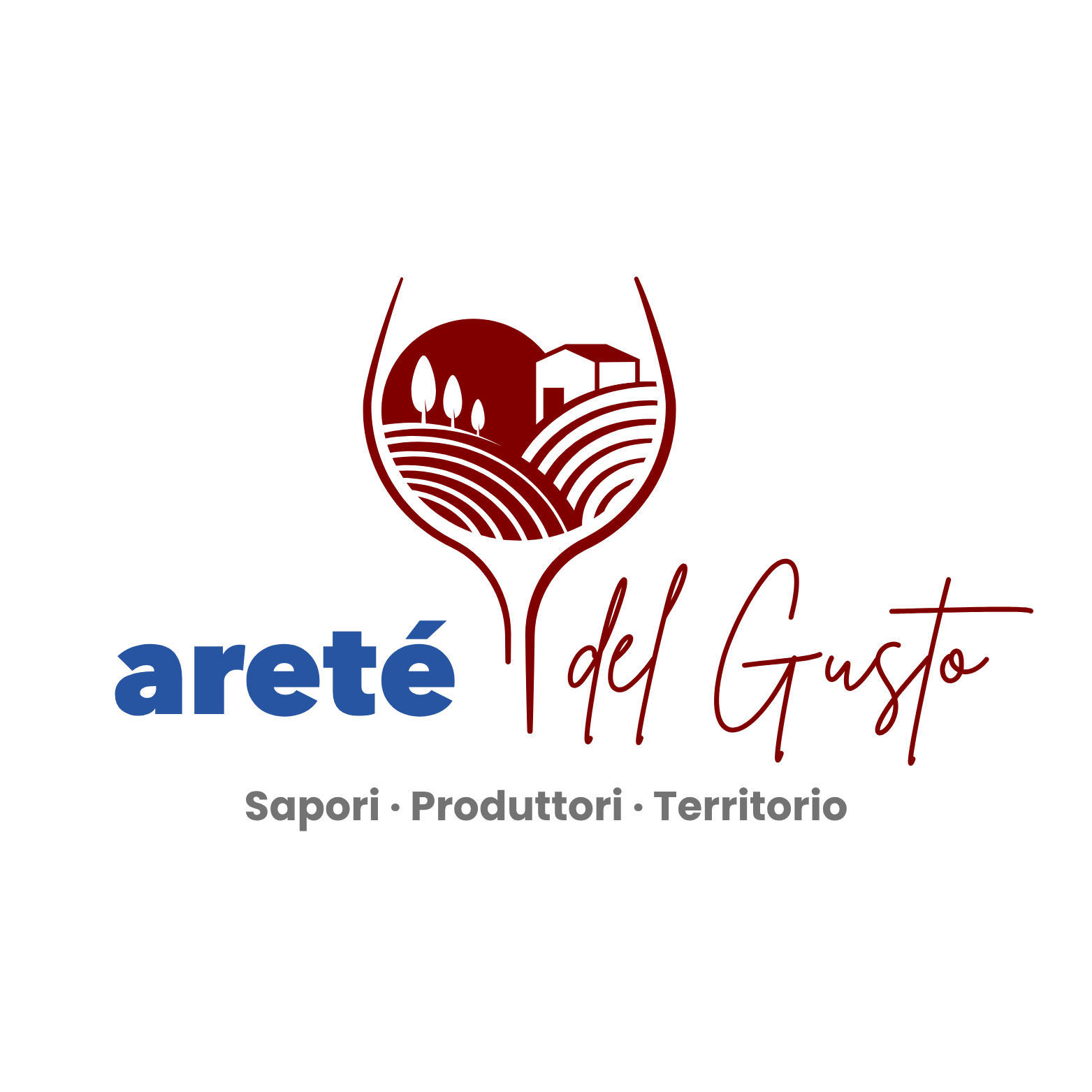 Logo del format areté del Gusto — Sapori, produttori e territorio.