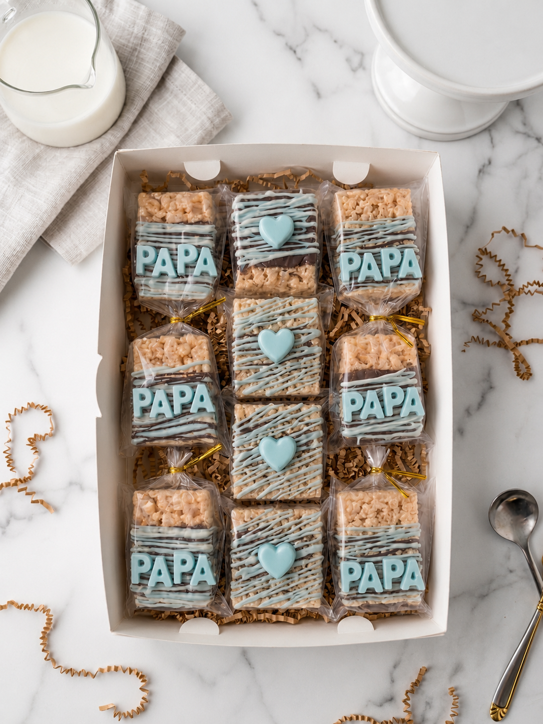 Chocolate Dipped Rice Krispies Treats