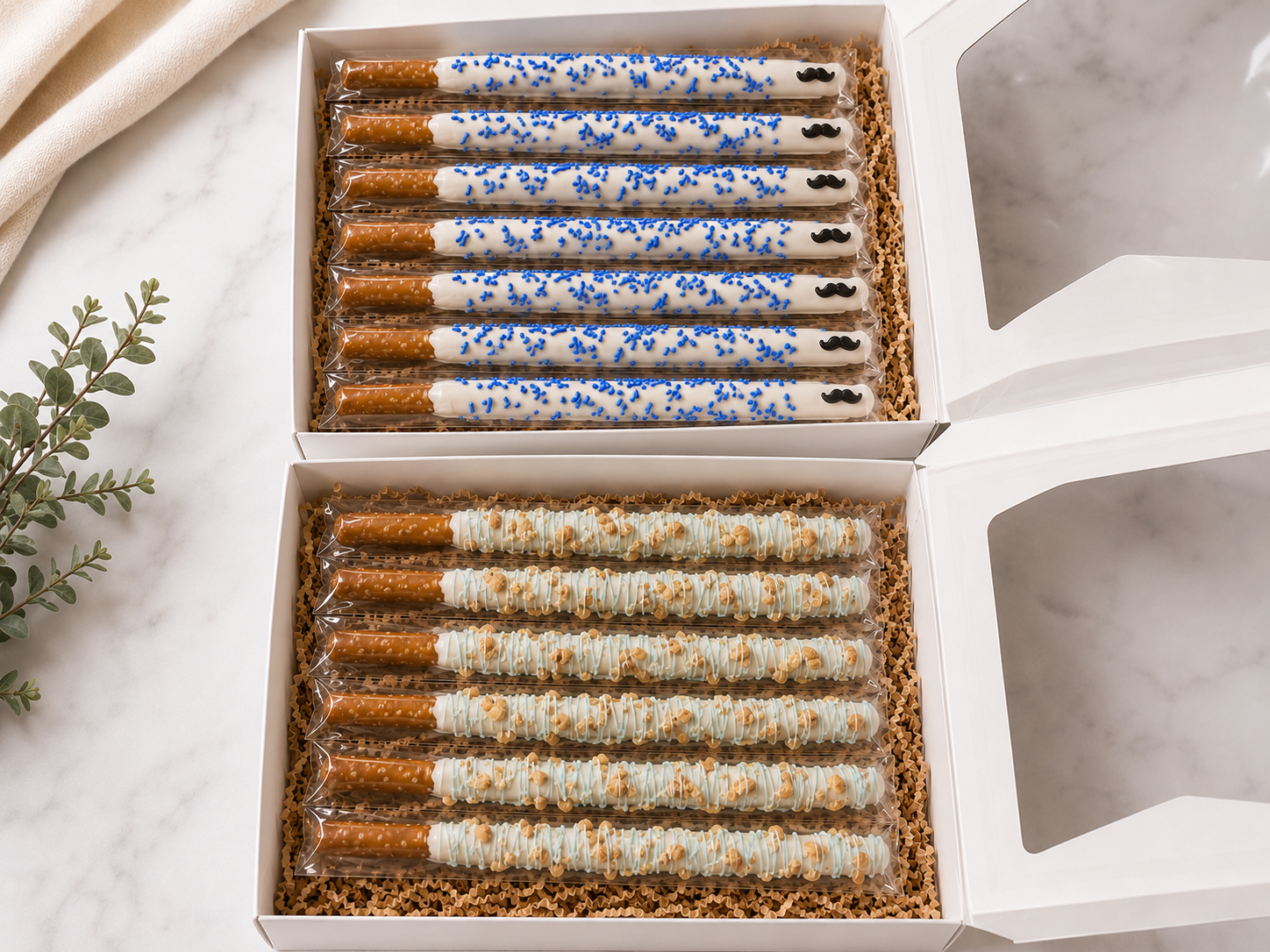 🥨 Chocolate Dipped Pretzel Rods