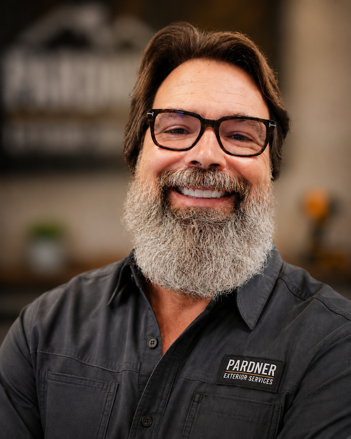 A photo of the business owner, Mathew Oien