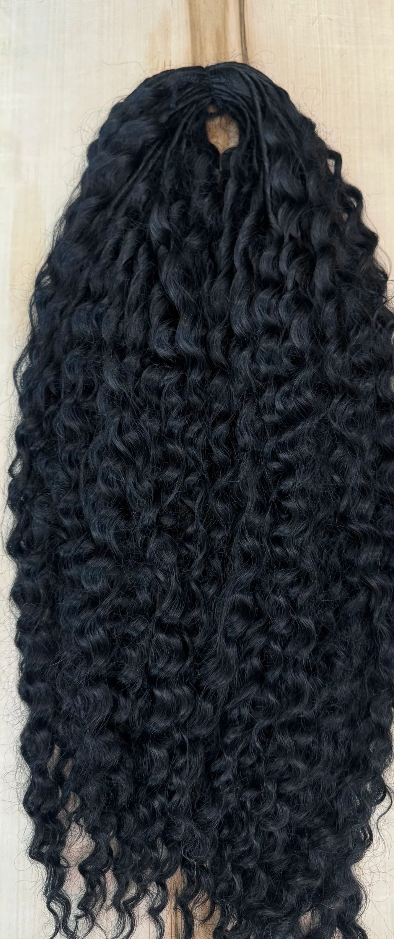 22" Black Goddess Curls