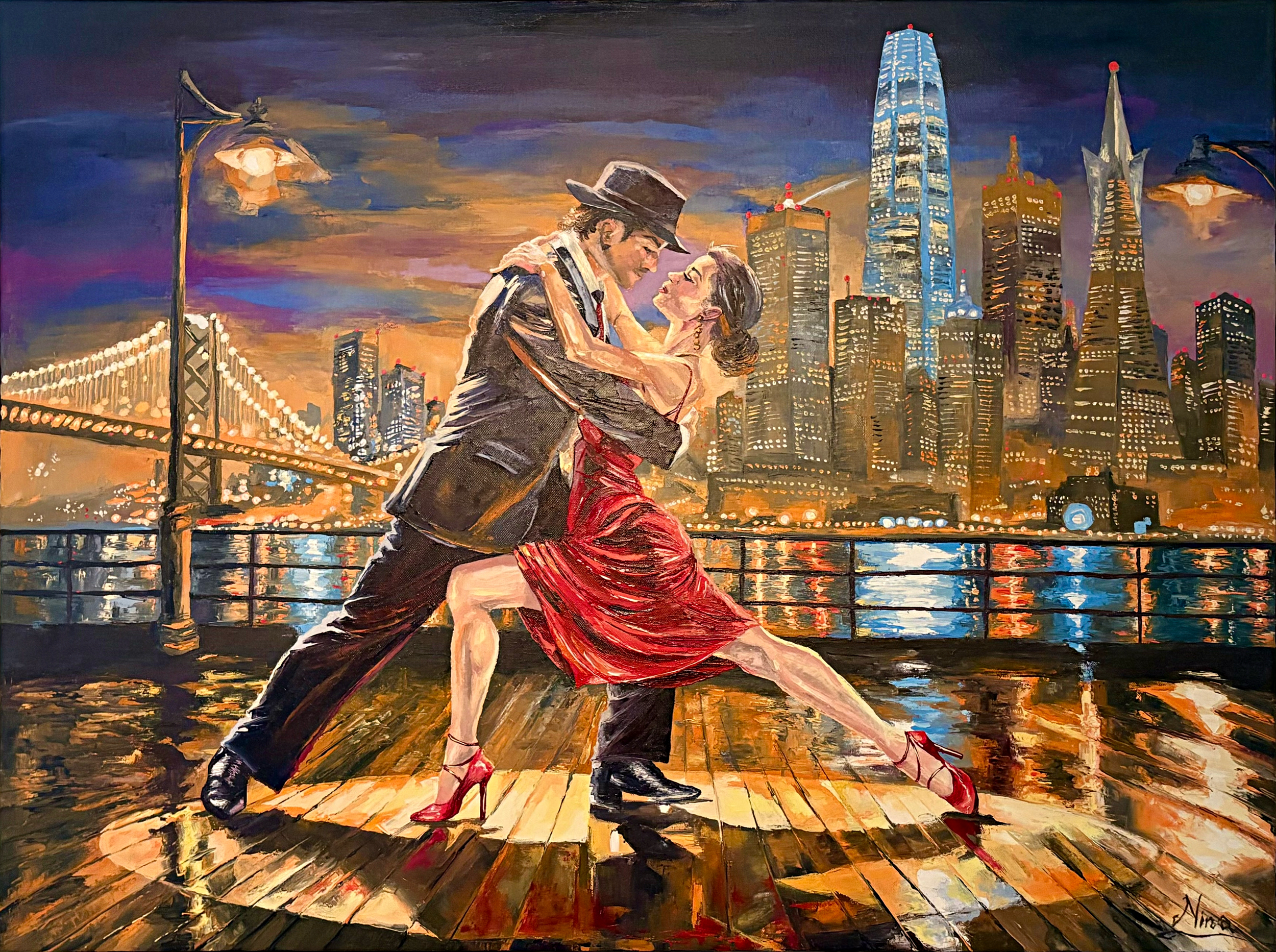 Dreamy Night, 2026
Oil on canvas
30 × 40 × 1.5 inches
Unframed