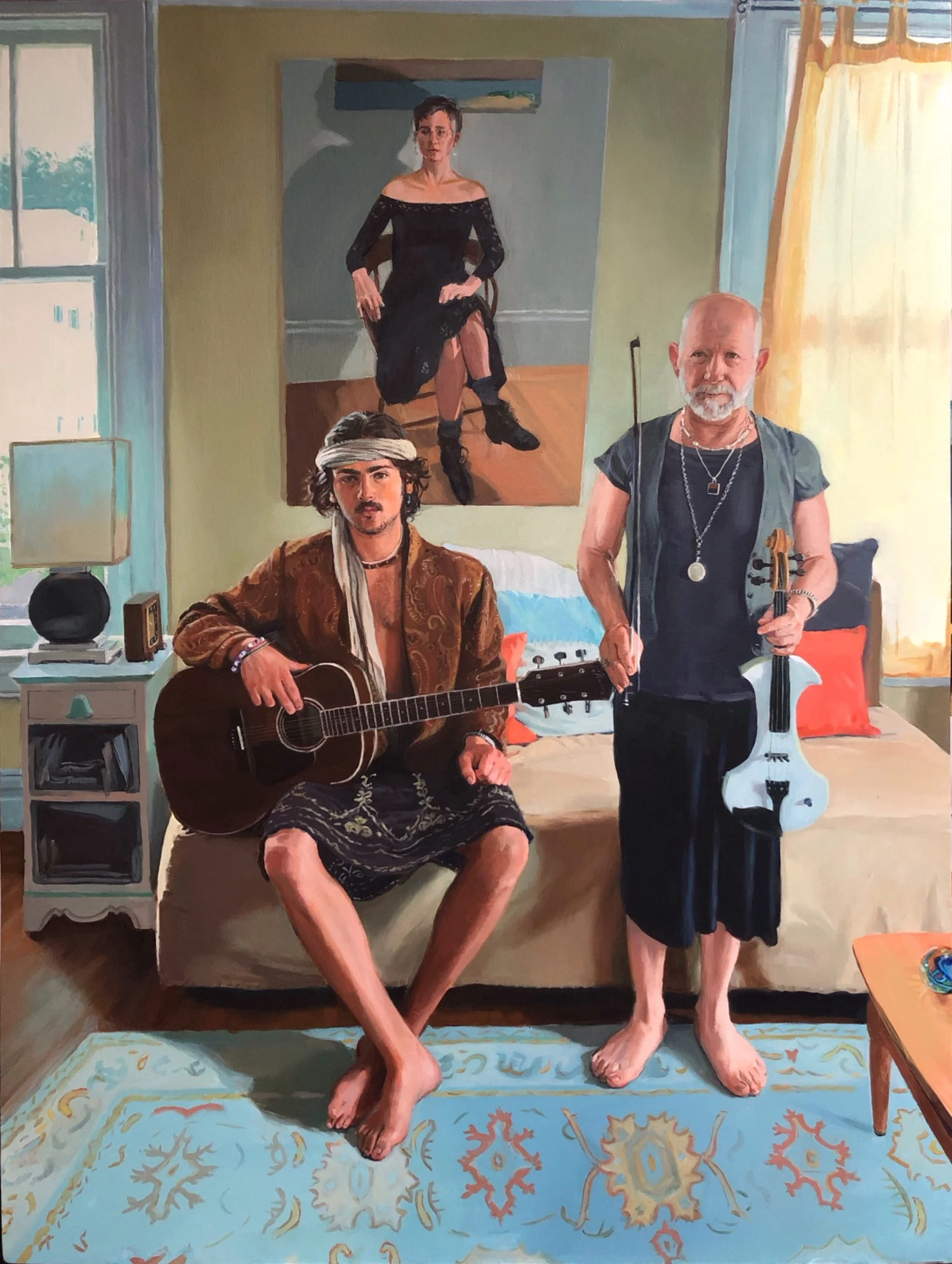 Stanley Goldstein
Family Portrait, 2024
Acrylic on linen
64 × 48 inches