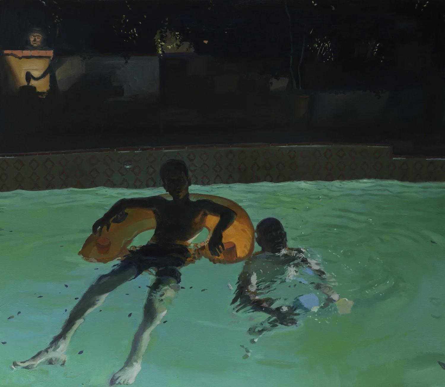 Stanley Goldstein
Night Swim, 2018
Oil on linen
48 × 55 inches