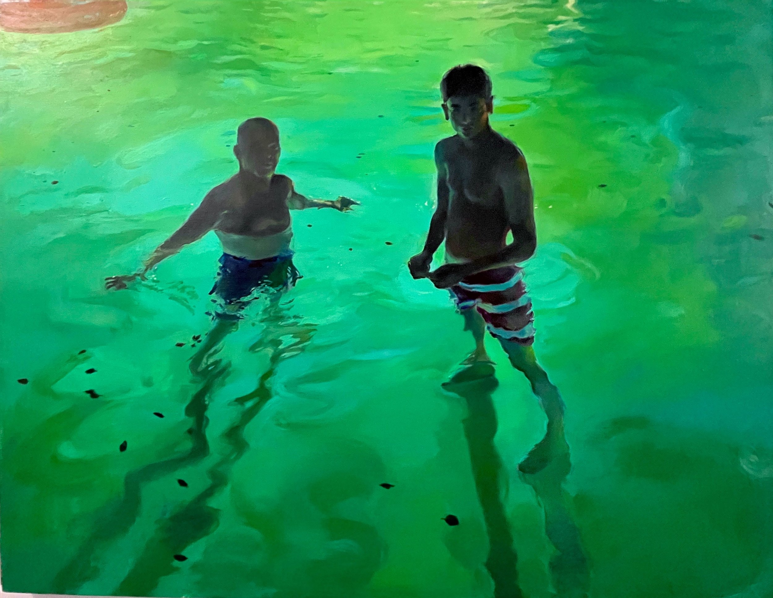 Stanley Goldstein
Night Pool, 2018
Oil on linen
47 × 50 inches