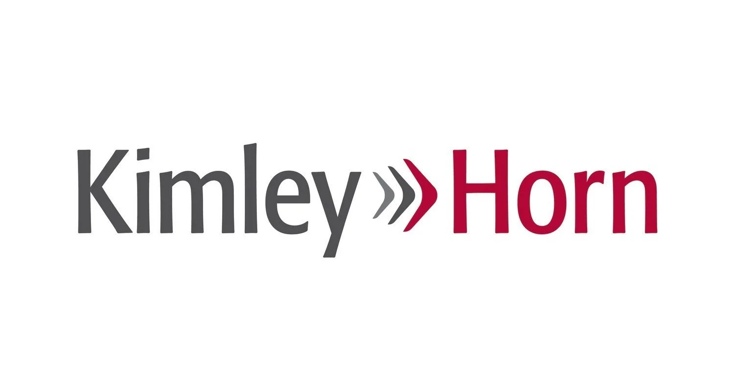 Text that reads 'Kimley » Horn' with the words in different colors and styles.