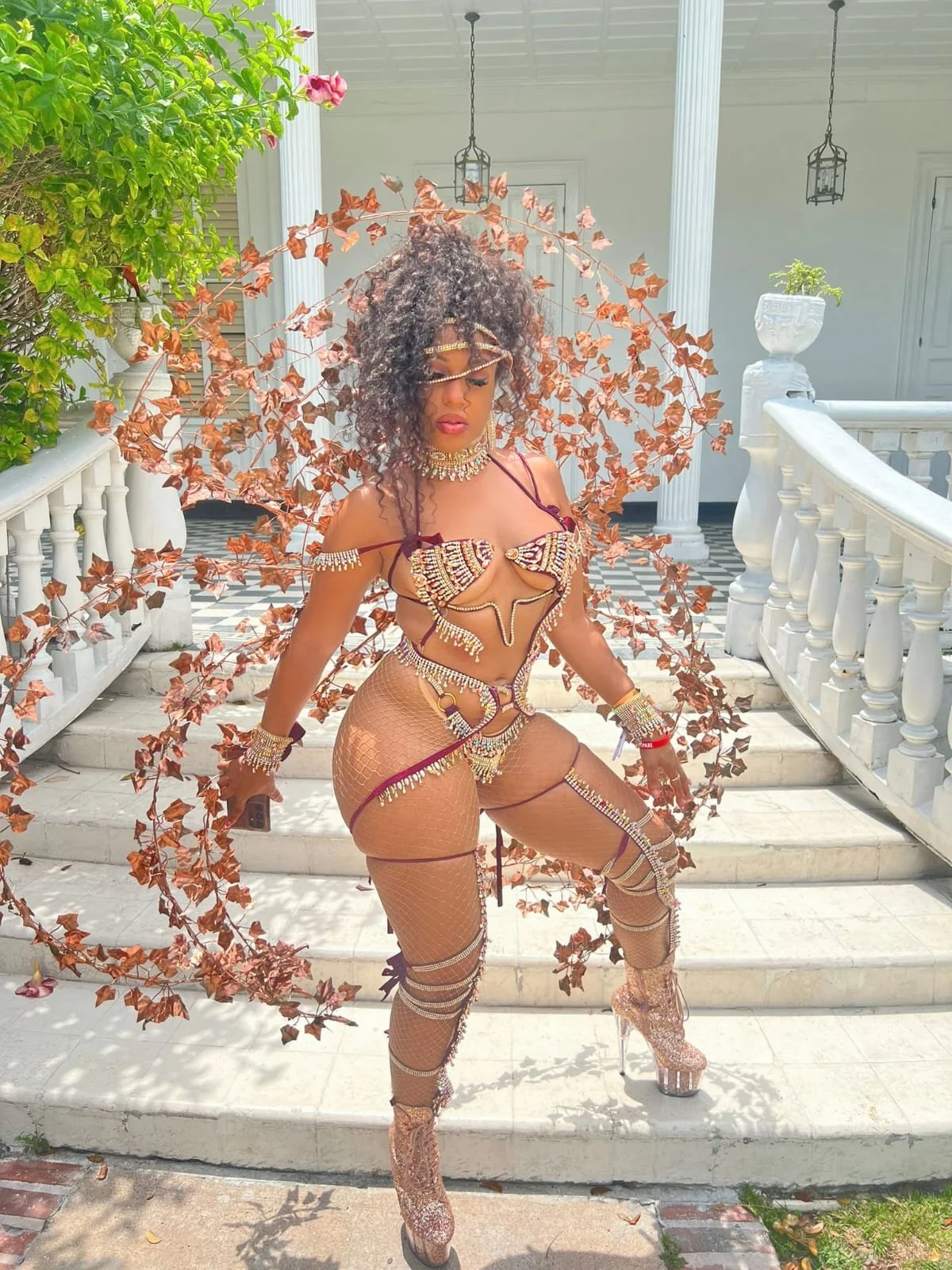 Jadel in Xodus Mas Jamaica Carnival 2023