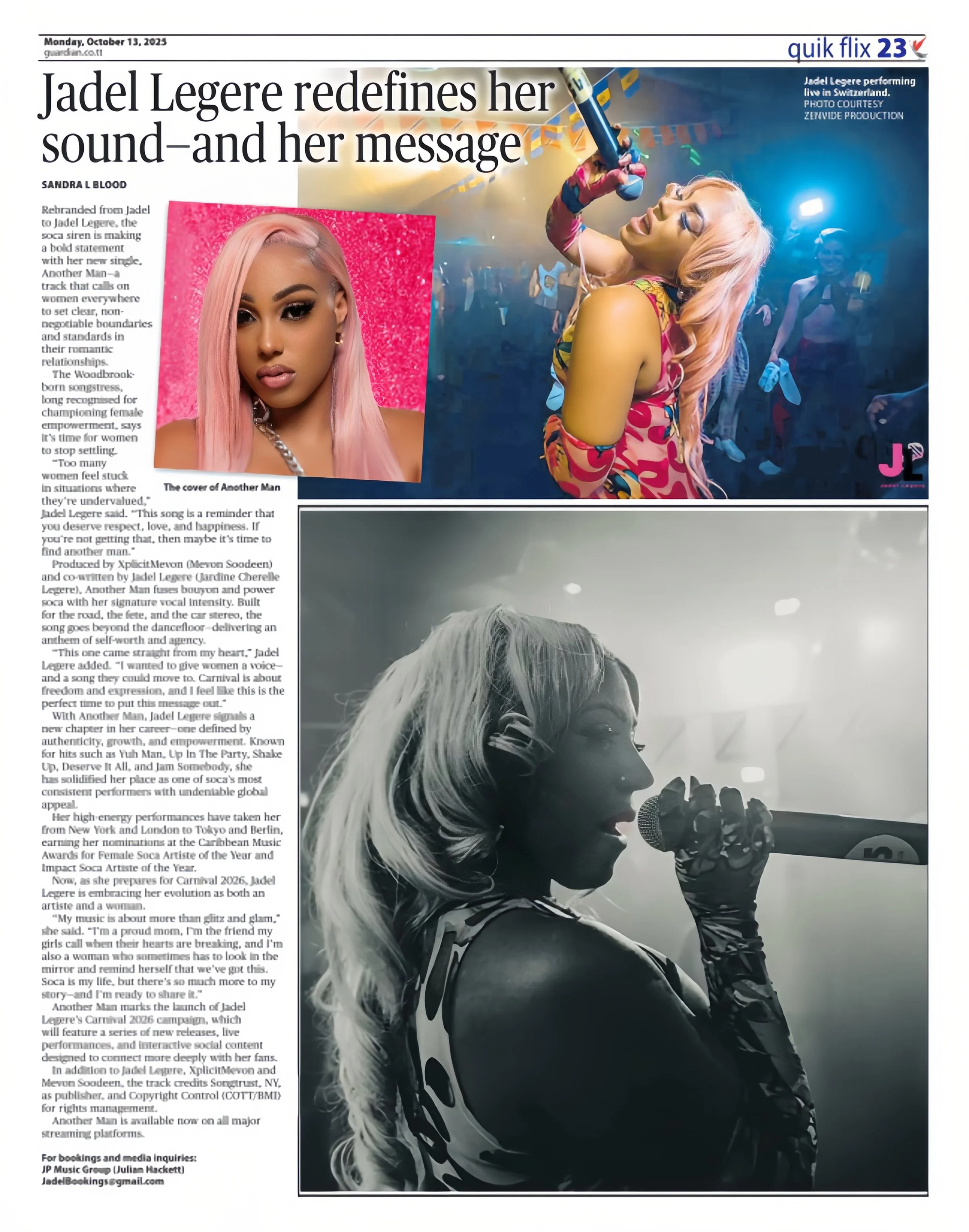 Jadel redefines her sound—and her message