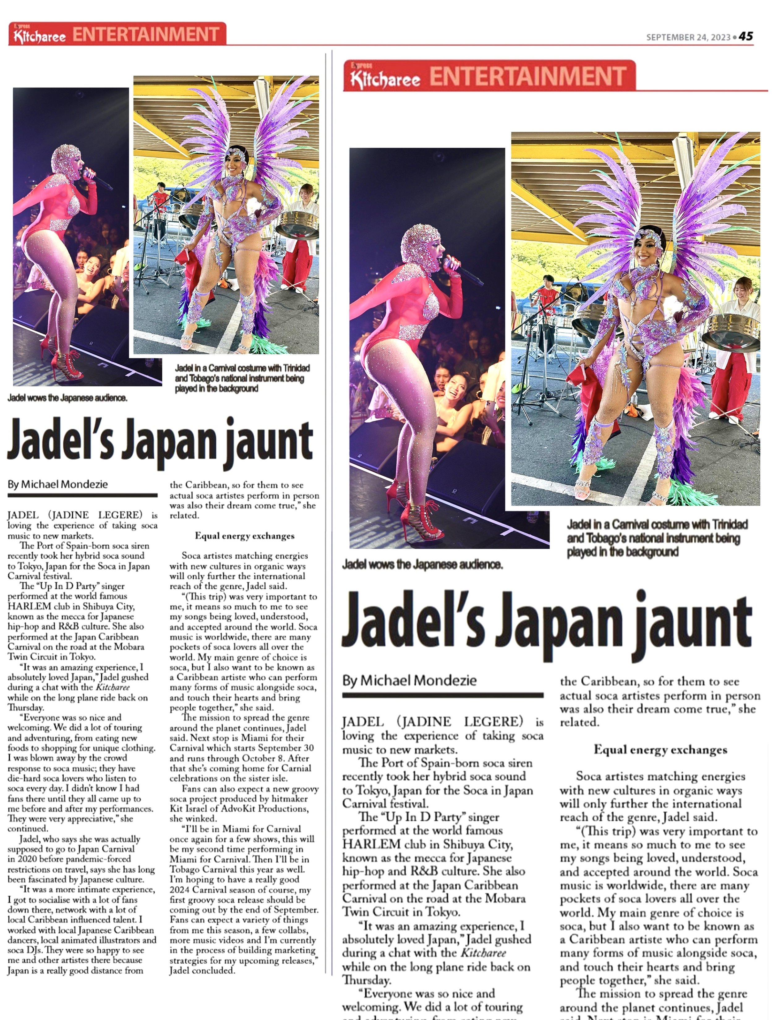 Jadel Brings Caribbean Energy to Japan