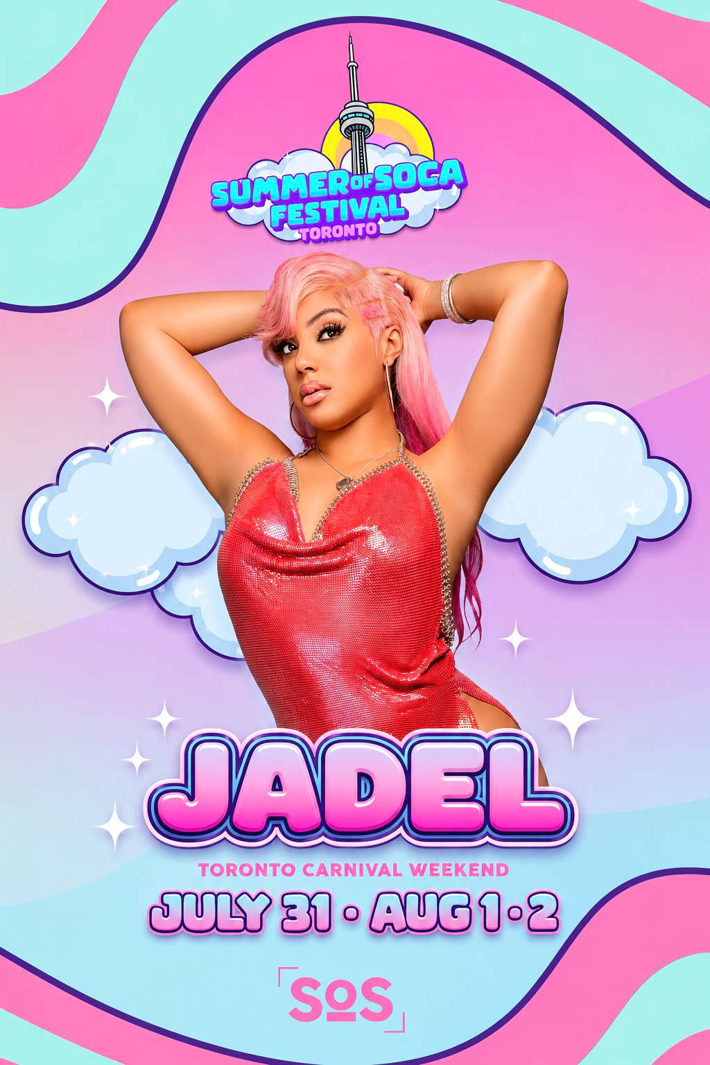 Jadel Returns to Toronto's Summer of Soca Festival for Third Career Appearance