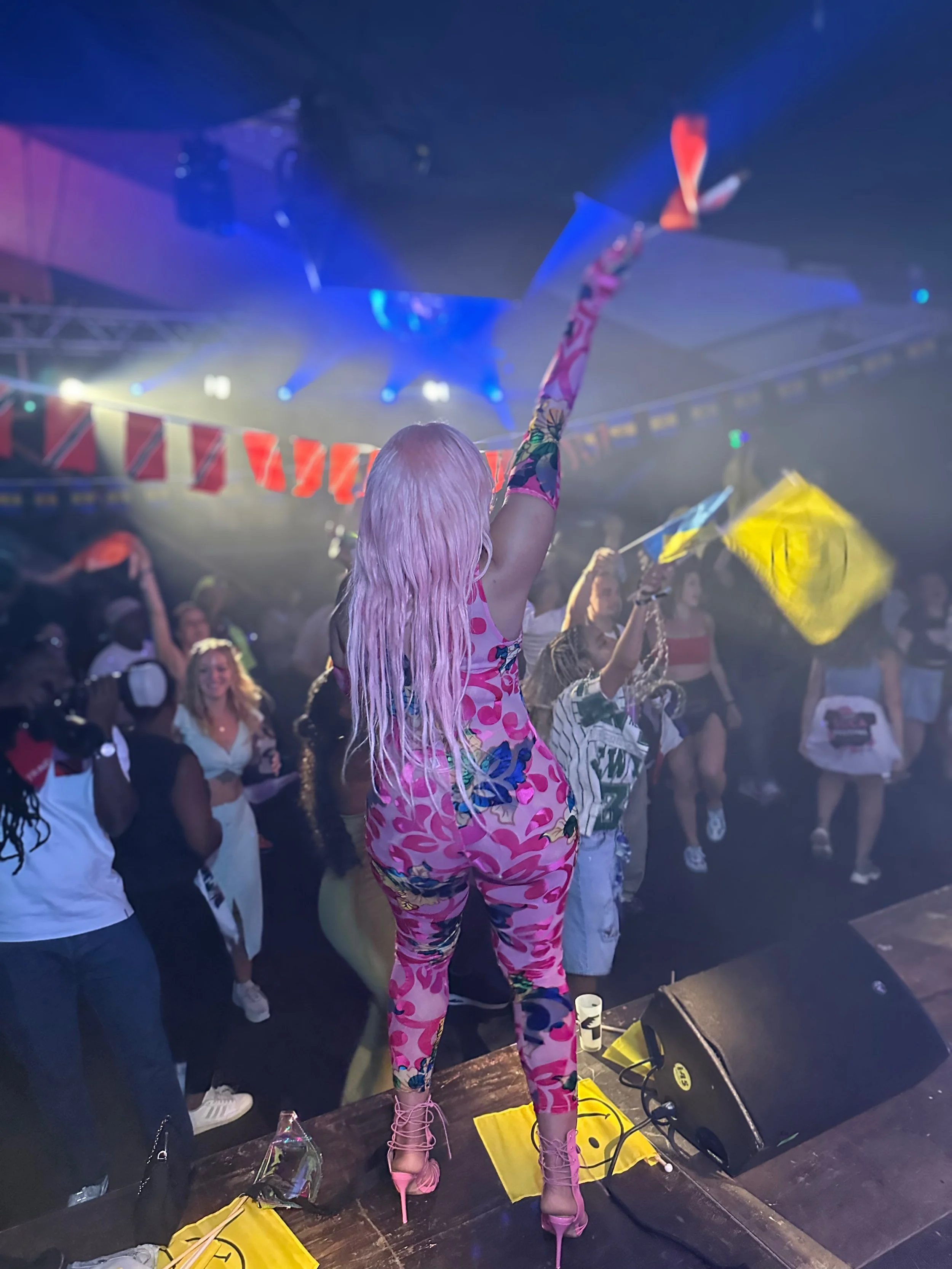 Jadel performing at the Swiss Soca Festival 2025
