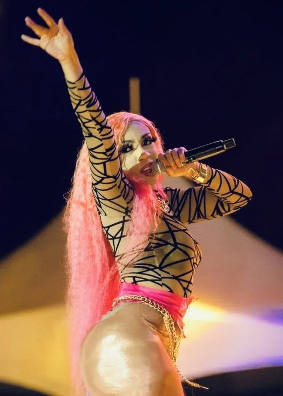 Jadel performing at Out n South Trinidad 2023