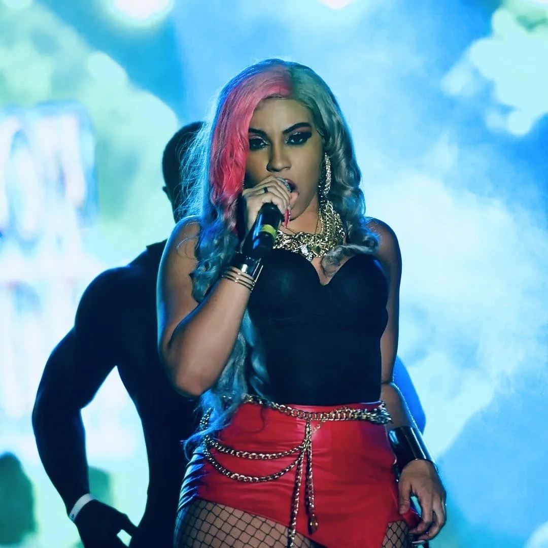 Jadel performing at Sekon Sunday in Trinidad 2023