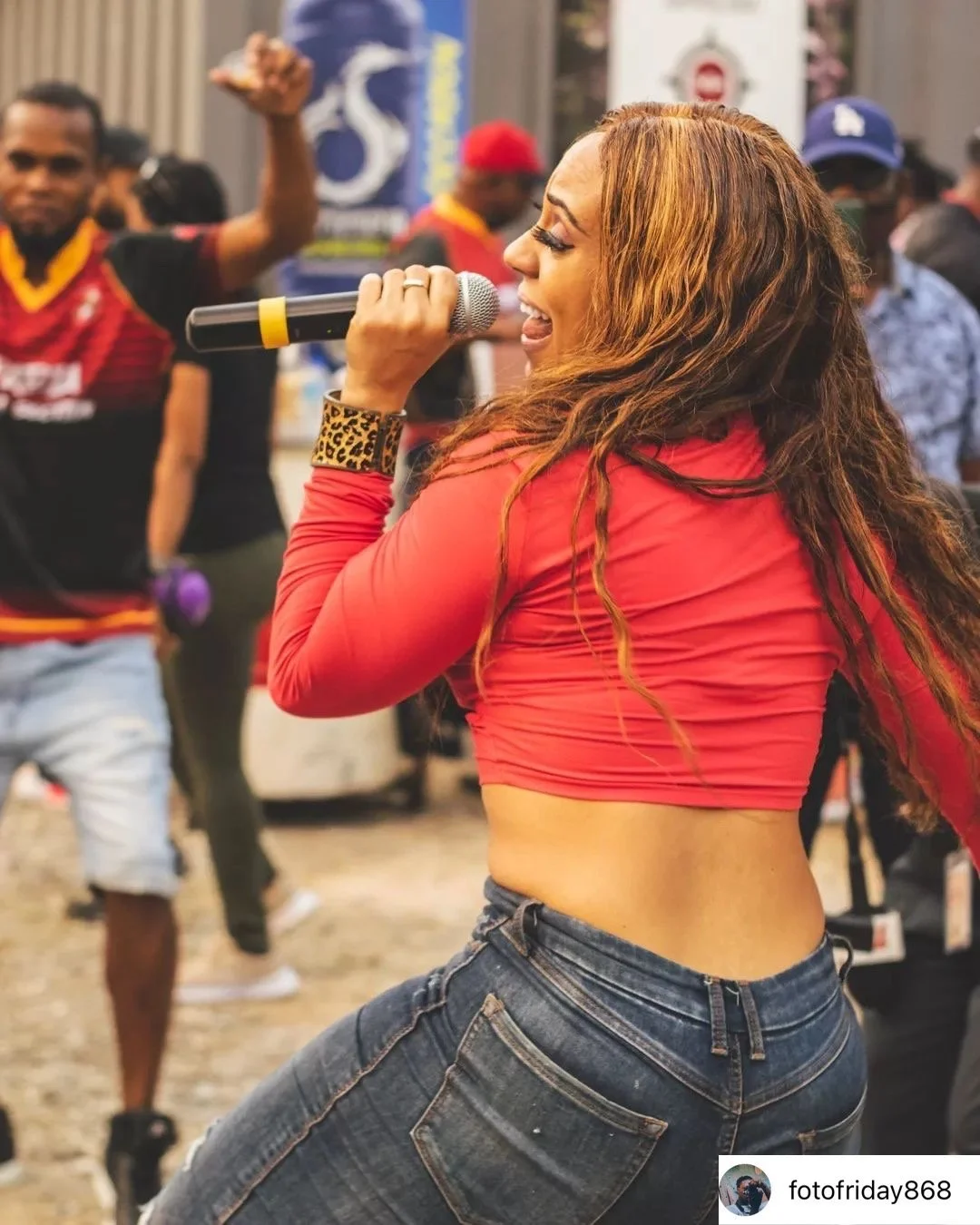 Jadel performing at Range in Trinidad 2022