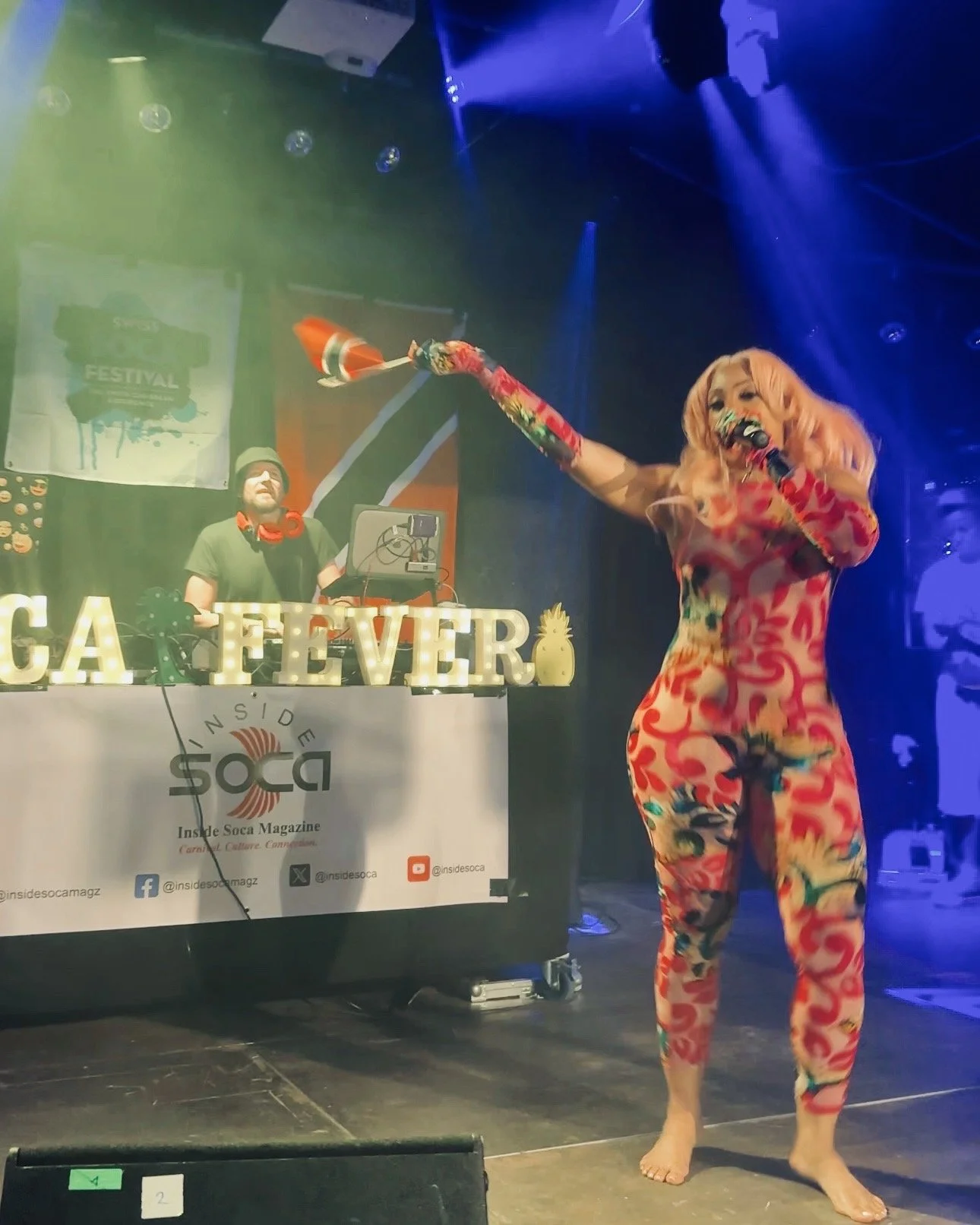 Jadel performing at the Swiss Soca Festival 2025