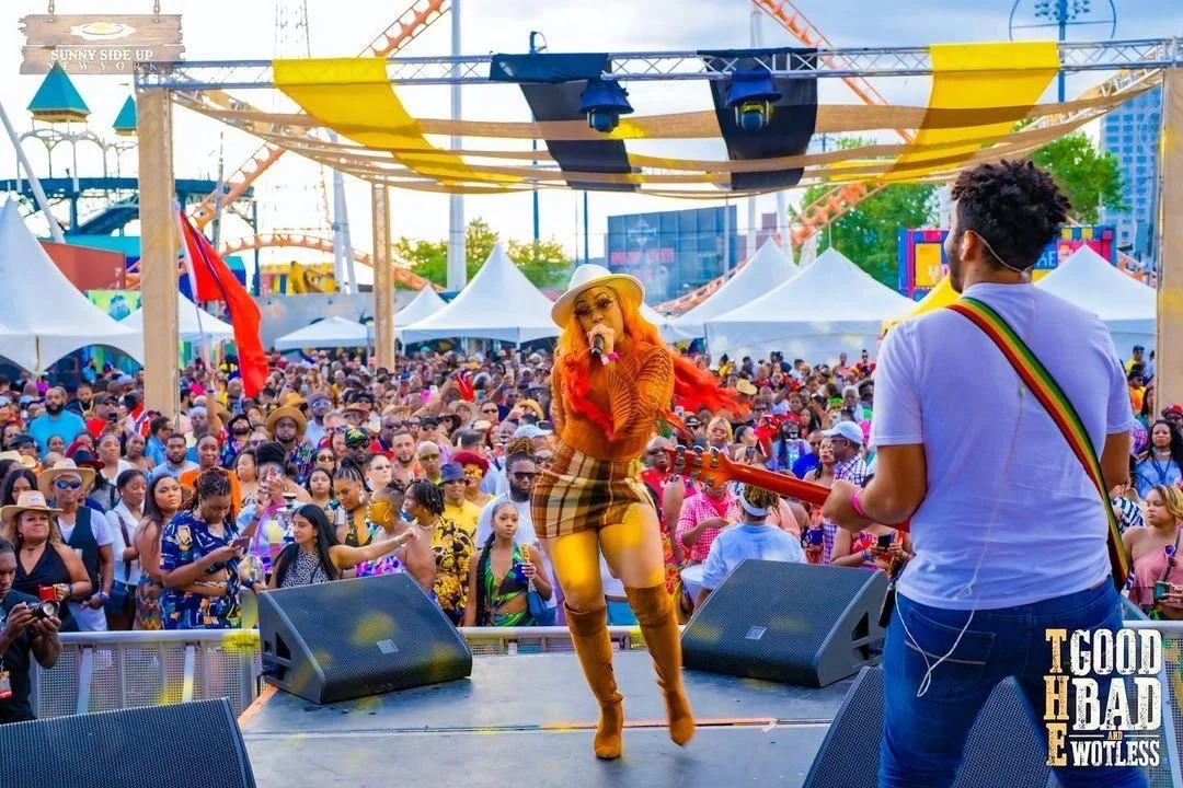 Jadel performs at Sunny Side Up NYC 2022