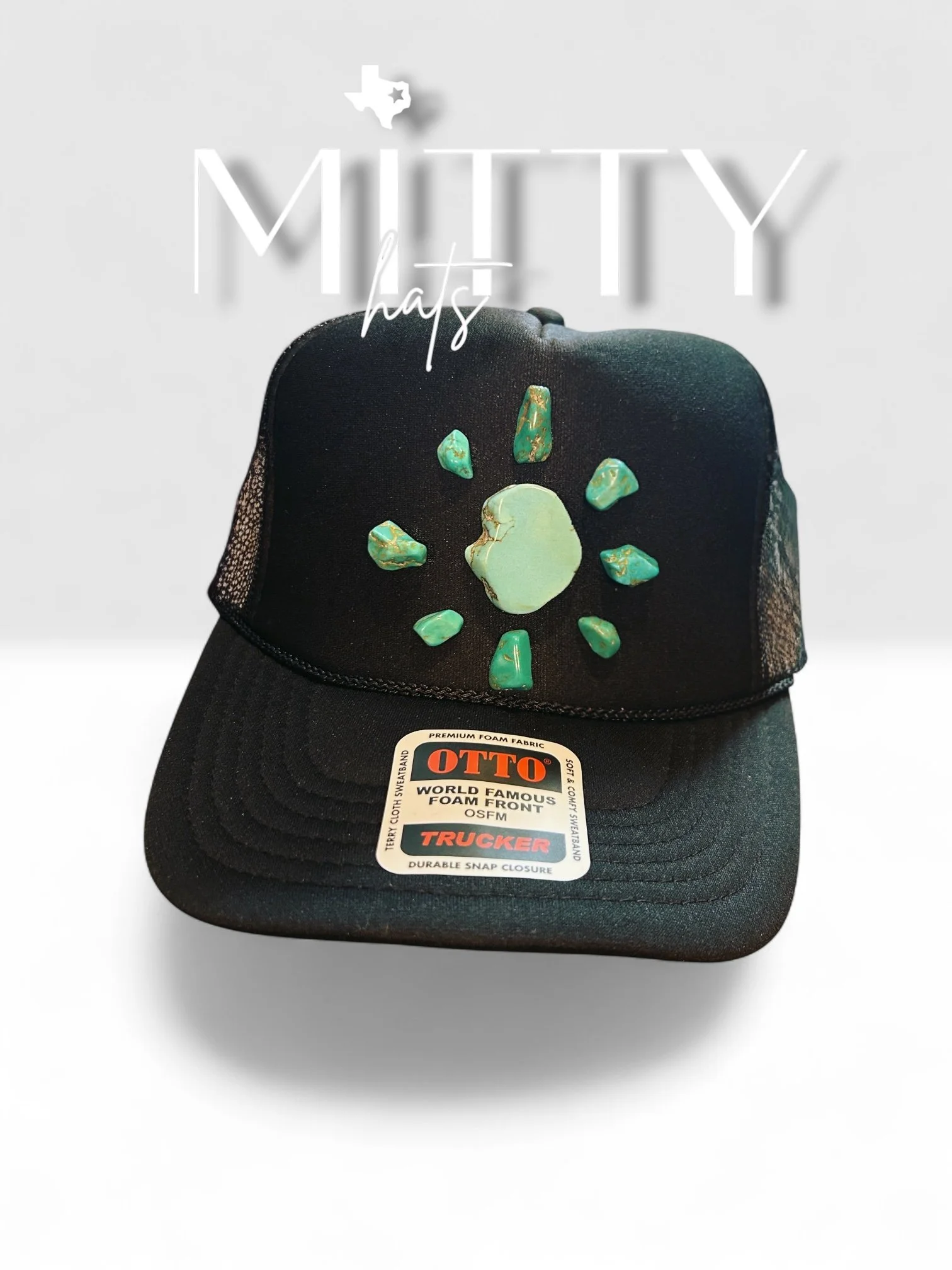 Classic Trucker Rope Hat/ 9 Stones