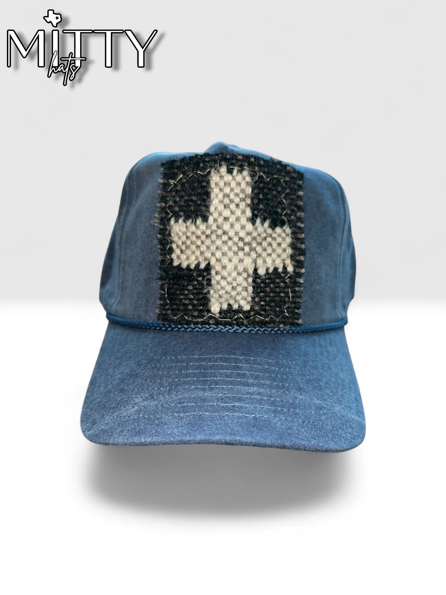 Classic Trucker Rope Hat/ Jute Cross