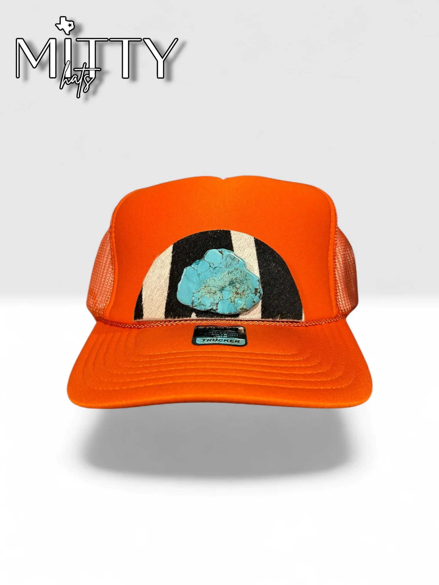 Classic Trucker Rope Hat/ Patch & Stone