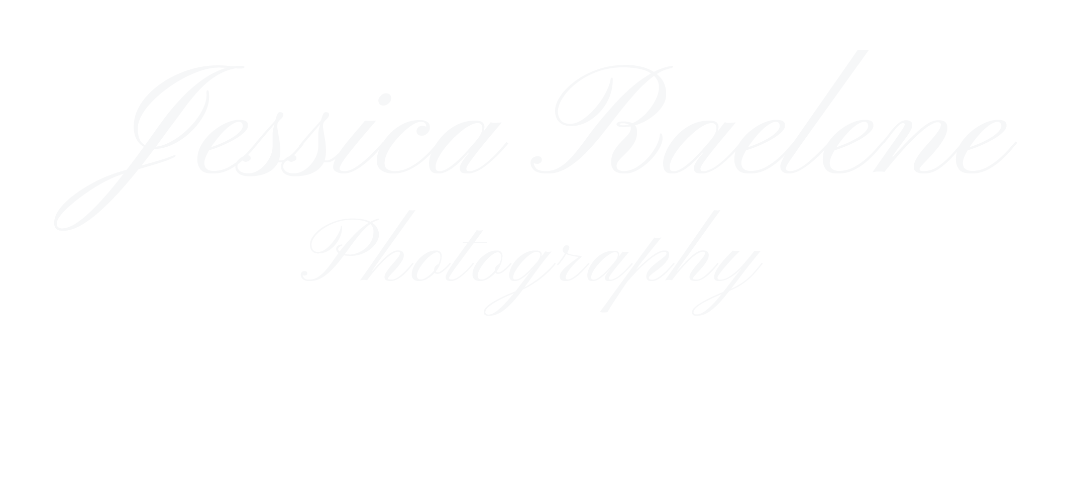 "Jessica Raelene Photography" in elegant cursive on a black background.