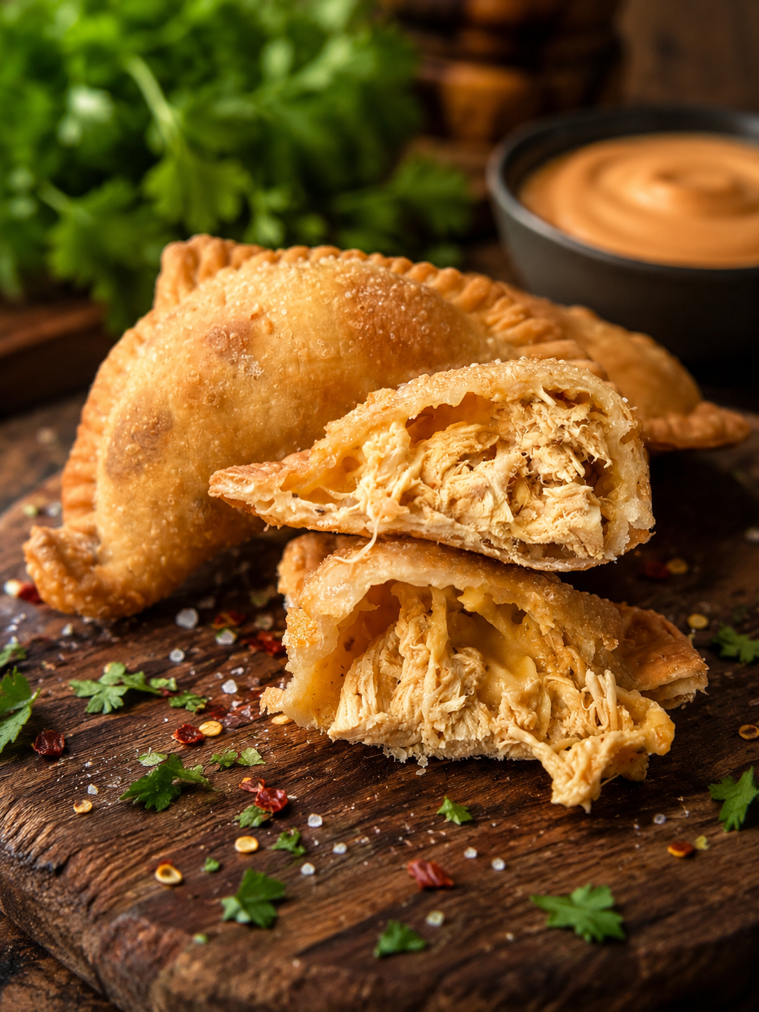 Chicken and Cheese Empanada