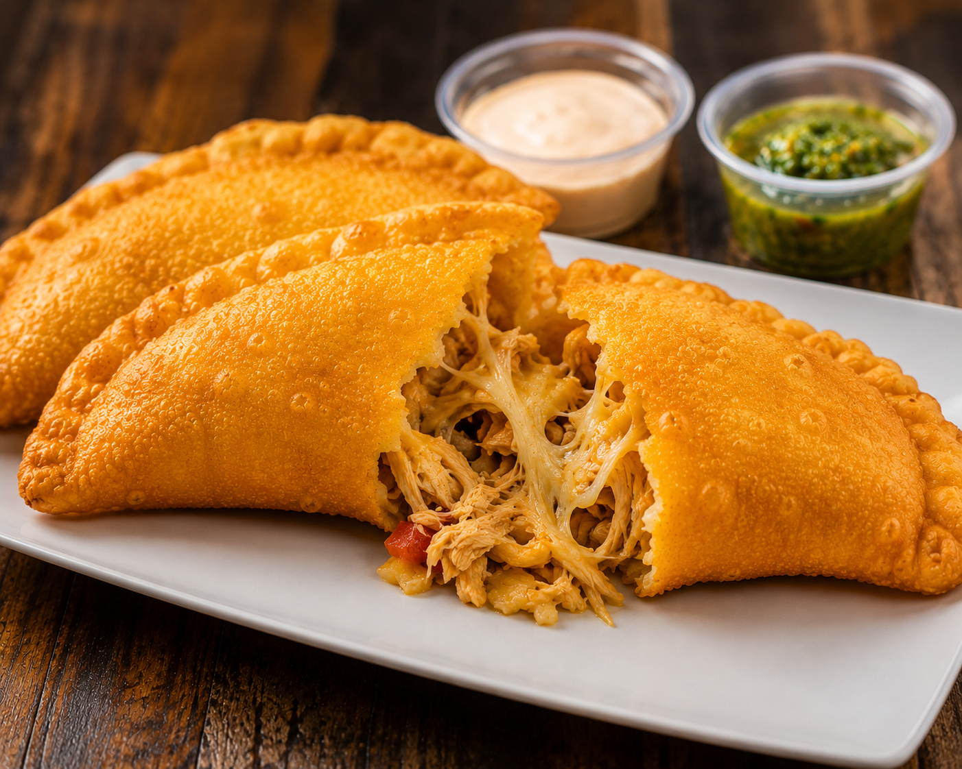 Chicken and Cheese Empanada