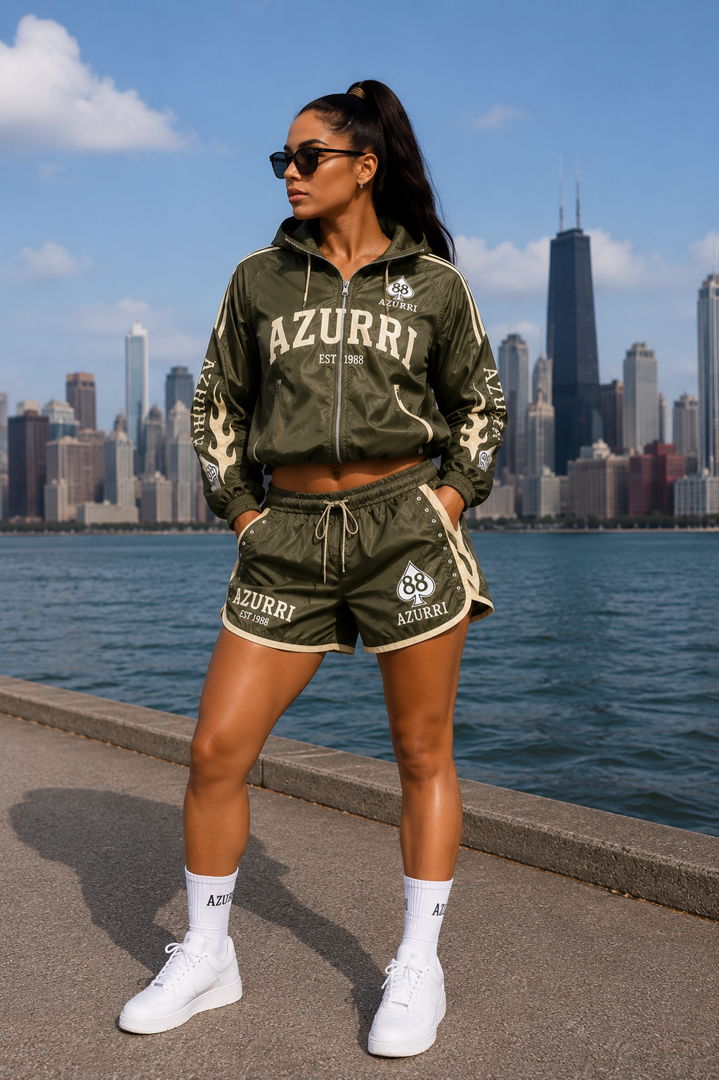 Azurri Vintage Windbreaker Set (Copy)