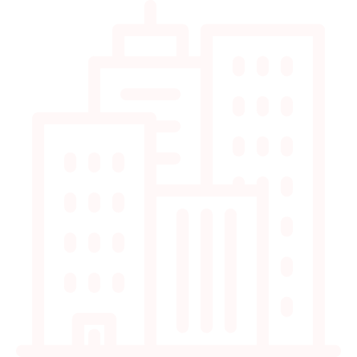 Icon of three tall office buildings with windows