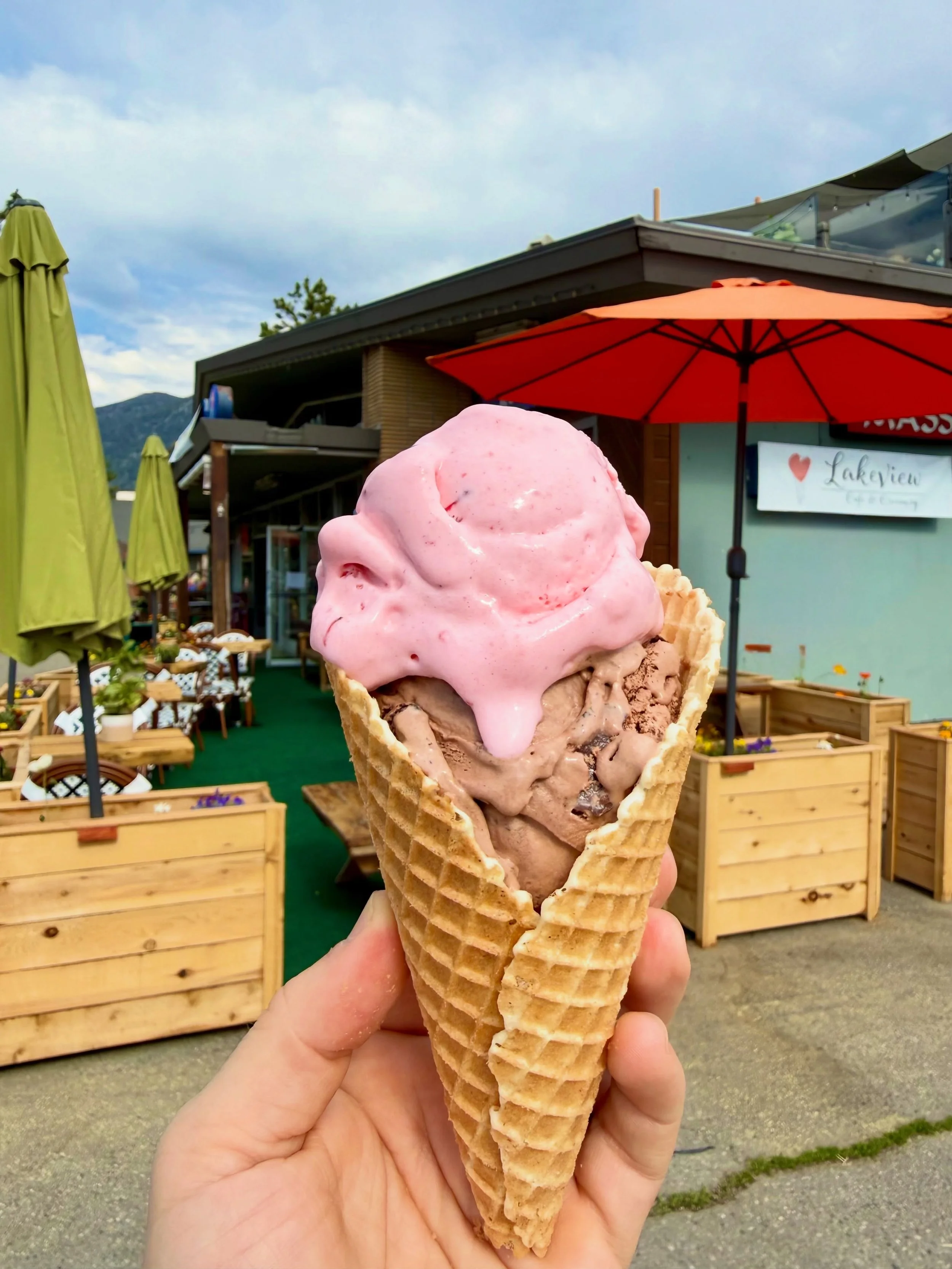 We. Are. OPEN!!!
Come see the all-new, transformed Aloha Ice Cream location as @lakeviewcafecreamerytahoe 
This is just a sneak peek to the wildly creative and delicious cones we have coming your way.