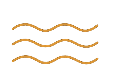 simple wavy lines drawing