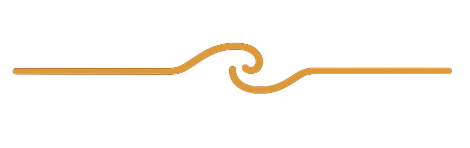 A stylized illustration of a knitting needle and yarn in a simple, minimalistic style.