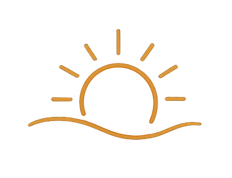 simple line drawing of sun